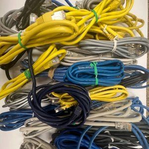ethernet cables lot of 33 cables in total